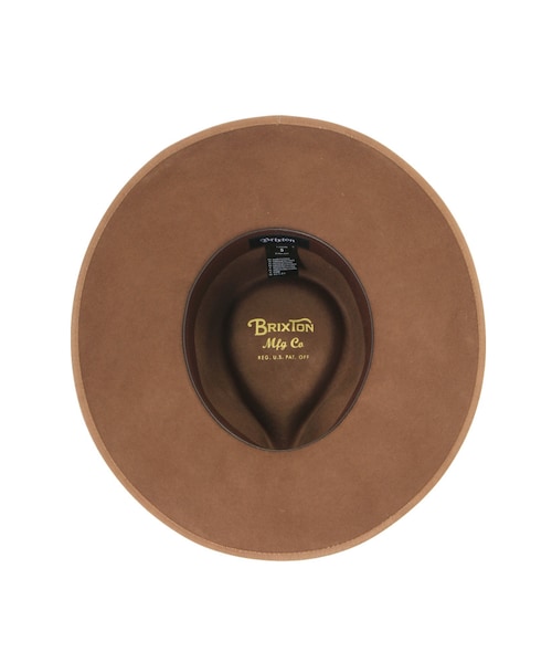 jouetie（ジュエティ）の「【BRIXTON】HOMESTEAD FEDORA（帽子・レディース・ブラウン・F）」の5枚目の写真