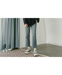 2PER | ヴィンテージセミワイド8分丈デニムパンツ(P0000ERS)(その他パンツ)