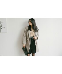 2PER | シンプルシングルボタンチェスターコート(P0000ESB)(チェスターコート)