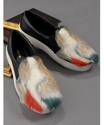 Re:EDIT | [今だけ送料無料]エコファースリッポンシューズ[2016秋冬新作][リエディオリジナル](シューズ)