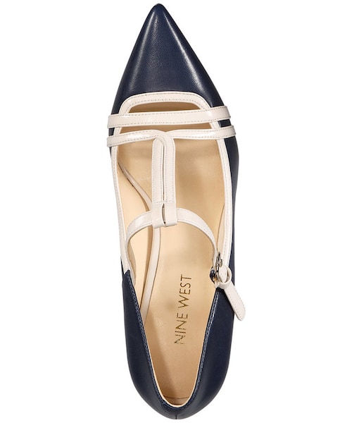 NINE WEST（ナインウエスト）の「Nine West Jantine T-Strap Pointed Pumps（パンプス・レディース・Black/Blue・5M/5.5M/6M/6.5M/7M/7.5M/8M/8.5M/9M/9.5M/10M/10.5M/11M）」の6枚目の写真