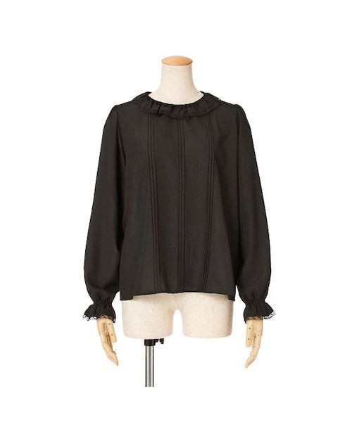 F i.n.t（フィント）の「フリル衿ピンタックブラウス/an another angelus（シャツ/ブラウス・レディース・その他）」の3枚目の写真