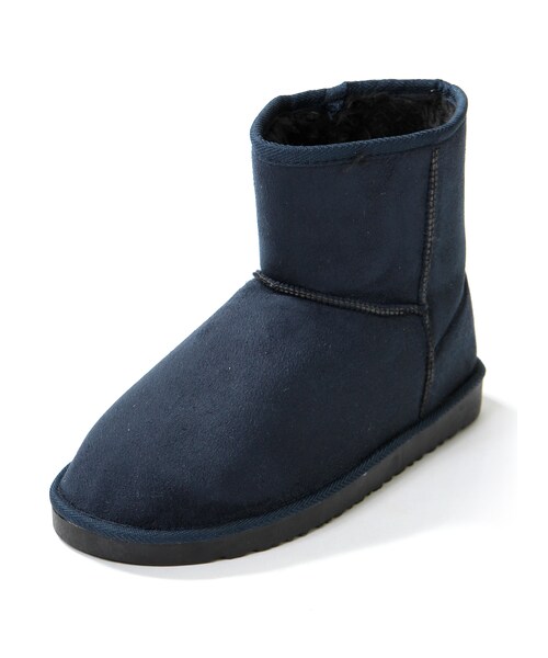 GRL（グレイル）の「ショートムートンブーツ（ブーツ・レディース・ブラック/レッド/ブラウン/ネイビー/グレー/ベージュ/キャメル・24.5）」の6枚目の写真