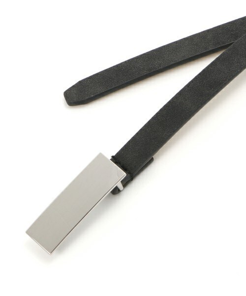 archives（アルシーヴ）の「シンプル細ベルト（ベルト・レディース・ブラック/グレー・MEDIUM）」の3枚目の写真