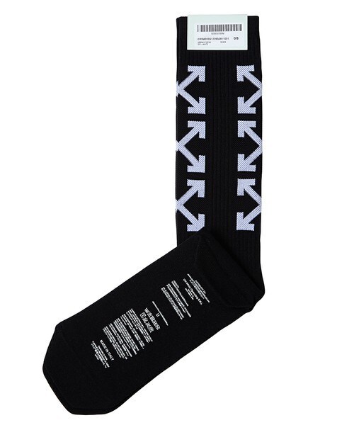 off white（オフホワイト）の「OFF WHITE 『ARROW』ソックス（ソックス/靴下・メンズ・ブラック・FREE）」の3枚目の写真