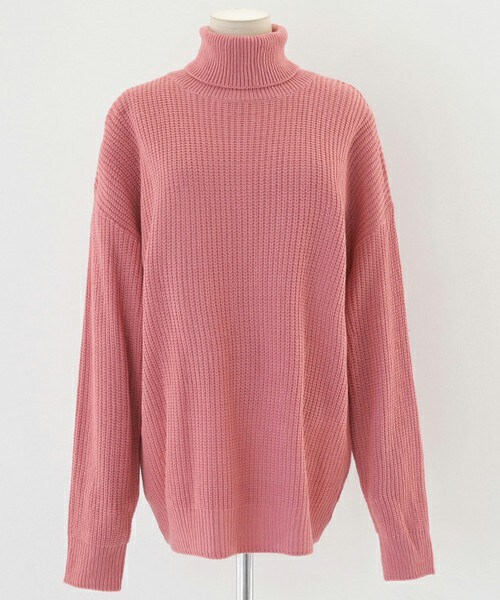 DHOLIC(ディーホリック)の「8COLORSドロップショルダーニットプルオーバー(ニット/セーター・レディース・ブラウン/マスタード/ネイビー/ピンク/ブルー/ベージュ/ブラック/アイボリー・FREE)」の8枚目の写真