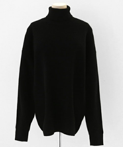 DHOLIC(ディーホリック)の「8COLORSドロップショルダーニットプルオーバー(ニット/セーター・レディース・ブラウン/マスタード/ネイビー/ピンク/ブルー/ベージュ/ブラック/アイボリー・FREE)」の3枚目の写真