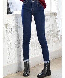 KORMARCH | あったか裏起毛スキニーパンツ(デニムパンツ)