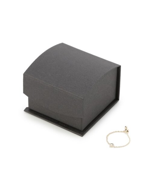 SNIDEL（スナイデル）の「park　project　10Kチェーンリング（リング・レディース・GLD・F）」の4枚目の写真