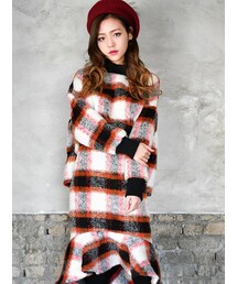 KORMARCH | チェックトップ&スカートセット(セットアップ)