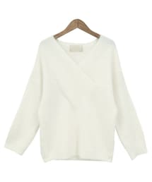 Dailyabout | ベーシックアンゴラ混紡Vネックニット(P0000WIJ)(ニット/セーター)