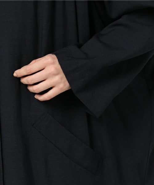 FRAPBOIS（フラボア）の「ルズィコート（ステンカラーコート・レディース・ベージュ/ブルー/ネイビー・0/1）」の8枚目の写真