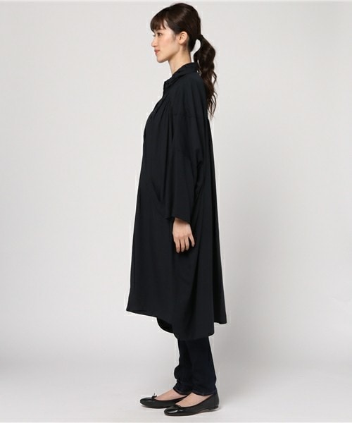 FRAPBOIS（フラボア）の「ルズィコート（ステンカラーコート・レディース・ベージュ/ブルー/ネイビー・0/1）」の5枚目の写真