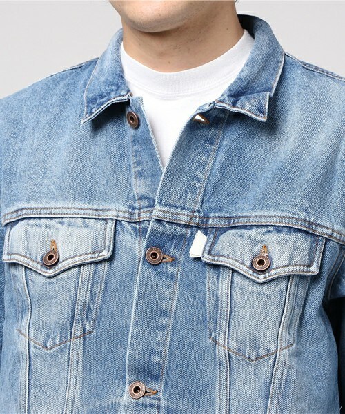 off white(オフホワイト)の「OFF WHITE 『DIAG SPRAY』デニムジャケット(デニムジャケット・メンズ・ダークブルー・SMALL)」の5枚目の写真