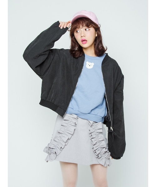merry jenny(メリージェニー)の「春の夜空に見たおとめ座のCAP(帽子・レディース・オフホワイト/ピンク/ネイビー・F)」の5枚目の写真