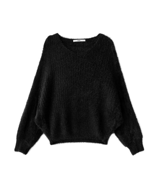 GRL（グレイル）の「シャギー切替ドルマンニットトップス（ニット