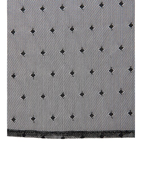 w closet（ダブルクローゼット）の「ドットチュールシャーリングブラウス（トップス・レディース・オフホワイト/ブラック・FREE）」の6枚目の写真