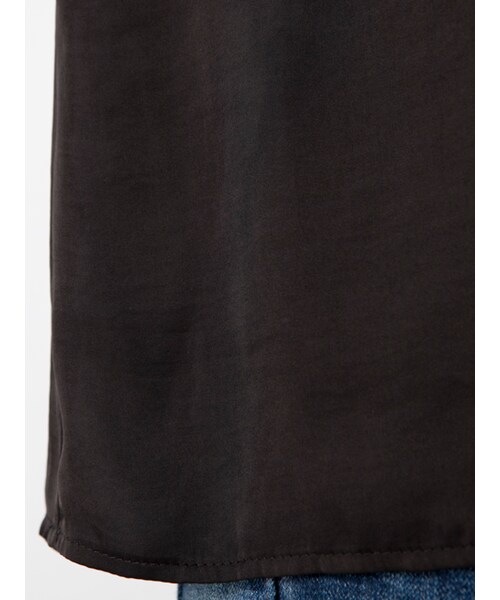 w closet（ダブルクローゼット）の「ベロアリボン付きシャーリングブラウス（トップス・レディース・アイボリー/ピンク/ブラック・FREE）」の10枚目の写真