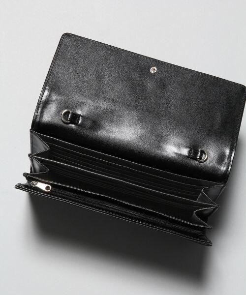 BLISS POINT(ブリスポイント)の「SSウォレットMINIショルダー(バッグ・ブラック/シルバー/ネイビー柄)」の6枚目の写真