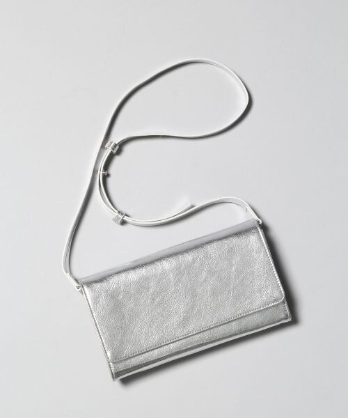 BLISS POINT(ブリスポイント)の「SSウォレットMINIショルダー(バッグ・ブラック/シルバー/ネイビー柄)」の3枚目の写真