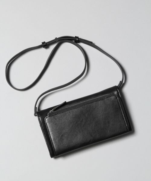 BLISS POINT(ブリスポイント)の「SSウォレットMINIショルダー(バッグ・ブラック/シルバー/ネイビー柄)」の4枚目の写真