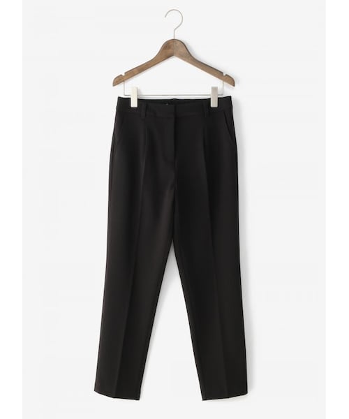 PLST(プラステ)の「【Oggiコラボ】裏起毛ストレッチテーパードパンツ(パンツ・レディース・035 ミドルグレー/050 ブラック/120 クリーム/820 ライトブルー・XXS/XS/S/M/L)」の2枚目の写真