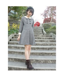 F i.n.t | グレンチェッククレリックワンピース/F i.n.t(ワンピース)