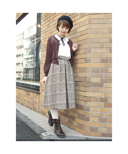 F i.n.t(フィント)の「スカラップスタンドカラーブラウス/F i.n.t(シャツ/ブラウス・レディース・その他)」の3枚目の写真