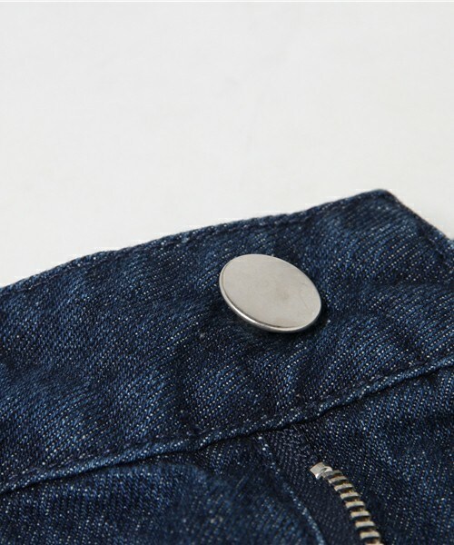 archives（アルシーヴ）の「2TONEワイドデニムパンツ（デニムパンツ・レディース・ネイビー/ロイヤルブルー・SMALL/MEDIUM）」の11枚目の写真