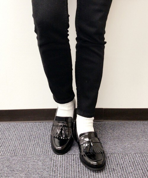 archives（アルシーヴ）の「【ZOZO限定予約】キルトタッセルローファー（ドレスシューズ・レディース・ブラック/ブラウン・MEDIUM/LARGE）」の10枚目の写真