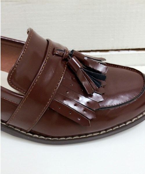 archives（アルシーヴ）の「【ZOZO限定予約】キルトタッセルローファー（ドレスシューズ・レディース・ブラック/ブラウン・MEDIUM/LARGE）」の6枚目の写真