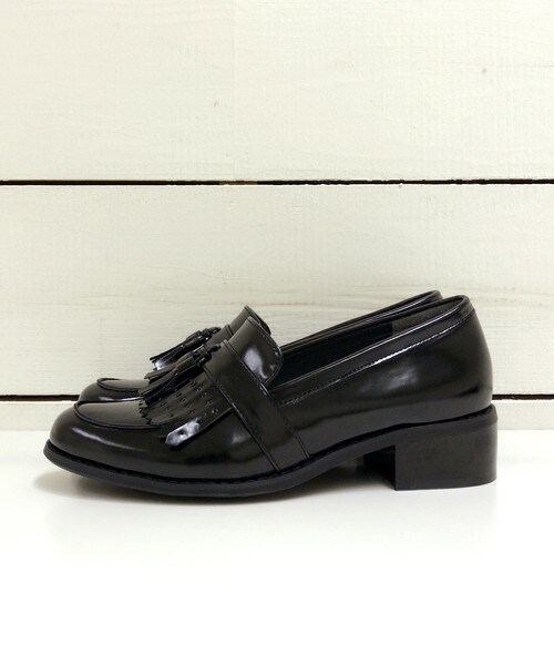 archives（アルシーヴ）の「【ZOZO限定予約】キルトタッセルローファー（ドレスシューズ・レディース・ブラック/ブラウン・MEDIUM/LARGE）」の4枚目の写真