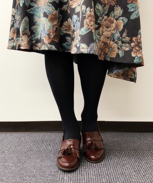 archives（アルシーヴ）の「【ZOZO限定予約】キルトタッセルローファー（ドレスシューズ・レディース・ブラック/ブラウン・MEDIUM/LARGE）」の8枚目の写真