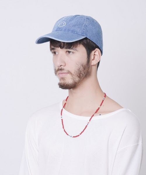 VIRGOwearworks（ヴァルゴウェアワークス）の「Smiles cap キャップ（帽子・メンズ・BEIGE/BLACK/INDIGO/NAVY）」の2枚目の写真