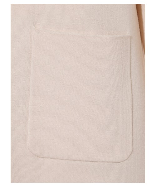 LILY BROWN（リリーブラウン）の「ダブルフェイスニットカーディガン（カーディガン・レディース・OWHT/PNK/LBLU・F）」の10枚目の写真