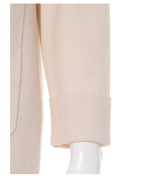 LILY BROWN（リリーブラウン）の「ダブルフェイスニットカーディガン（カーディガン・レディース・OWHT/PNK/LBLU・F）」の9枚目の写真