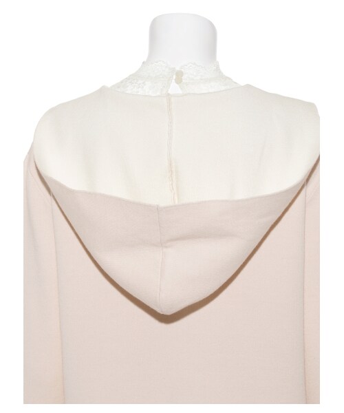 LILY BROWN（リリーブラウン）の「ダブルフェイスニットカーディガン（カーディガン・レディース・OWHT/PNK/LBLU・F）」の12枚目の写真