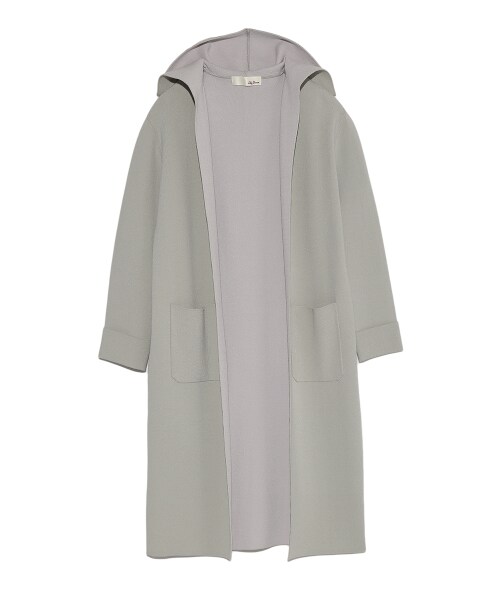 LILY BROWN（リリーブラウン）の「ダブルフェイスニットカーディガン（カーディガン・レディース・OWHT/PNK/LBLU・F）」の3枚目の写真