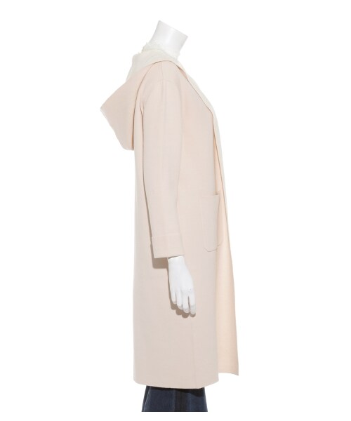 LILY BROWN（リリーブラウン）の「ダブルフェイスニットカーディガン（カーディガン・レディース・OWHT/PNK/LBLU・F）」の7枚目の写真