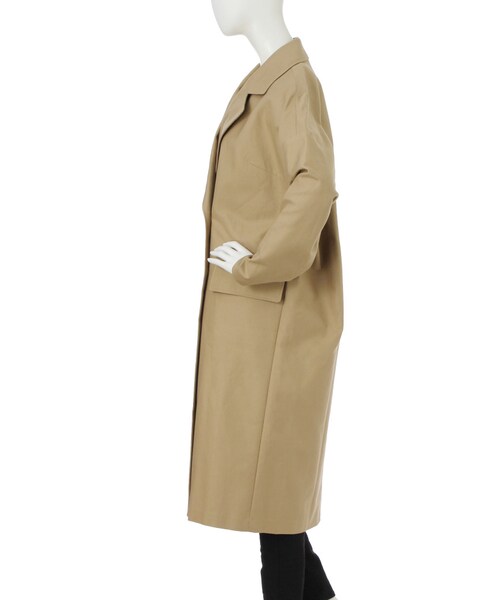 LAGUNAMOON(ラグナムーン)の「ダブルフェイスフォルムコート(ジャケット/アウター・レディース・ブラック/ベージュ・S/M)」の4枚目の写真