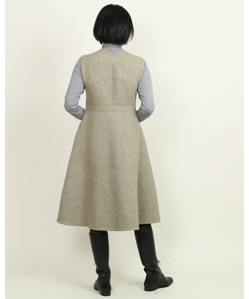 45R（フォーティファイブアール）の「カルゼ二重織ワンピース（）」 - WEAR 