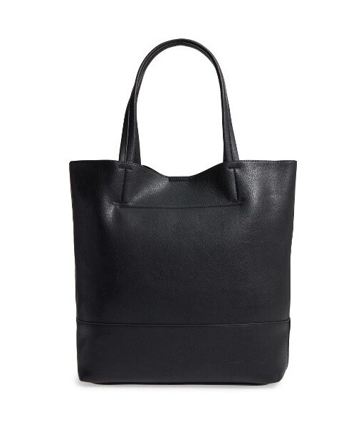 Sole Society (-)の「Sole Society Oversize Melyssa Faux Leather Tote - Black(トートバッグ・レディース・Black・One Size)」の1枚目の写真