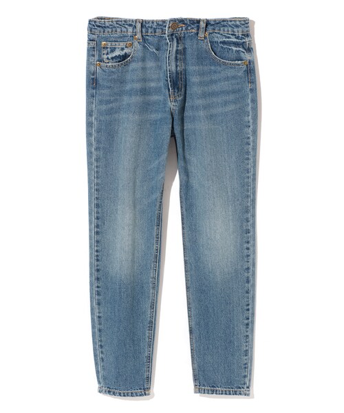 GRL（グレイル）の「ストレートデニムパンツ（デニムパンツ・レディース・ブルー/ライトブルー・S）」の2枚目の写真