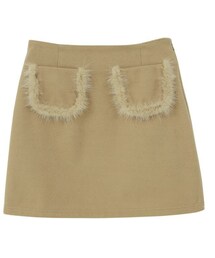 Dailyabout | シンプルサイドファスナーファーポケットミニスカート(P0000WIS)(Tシャツ/カットソー)