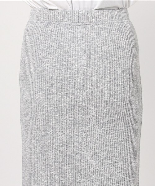 archives（アルシーヴ）の「ニットソーリブスカート（スカート・レディース・グレー/ベージュ/ラベンダー・MEDIUM）」の7枚目の写真