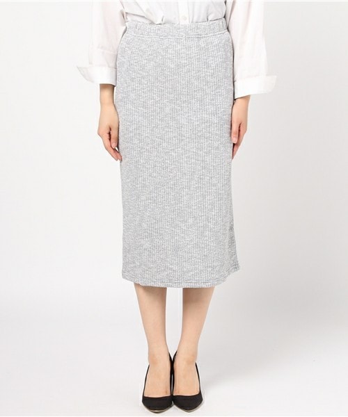 archives（アルシーヴ）の「ニットソーリブスカート（スカート・レディース・グレー/ベージュ/ラベンダー・MEDIUM）」の4枚目の写真