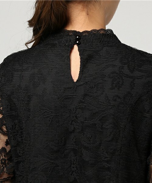 archives（アルシーヴ）の「レース地ワンピース（ワンピース・レディース・ブラック/グレー/ピンク・MEDIUM）」の9枚目の写真