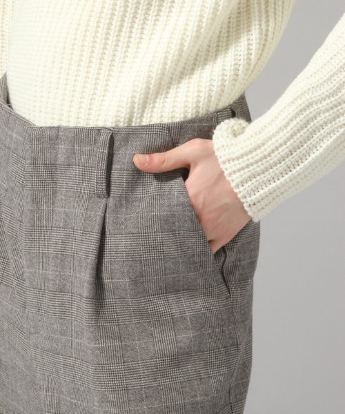 HARE（ハレ）の「グレンチェックワイドパンツ（パンツ・グレー）」の6枚目の写真