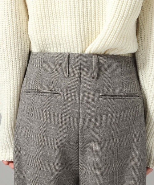 HARE（ハレ）の「グレンチェックワイドパンツ（パンツ・グレー）」の8枚目の写真