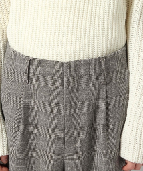 HARE（ハレ）の「グレンチェックワイドパンツ（パンツ・グレー）」の5枚目の写真